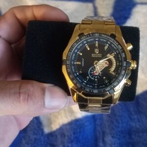 Invicta Gold and Black Men's Watch